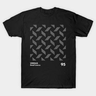 Versus / Dead Leaves / Minimal Graphic Design Artwork T-Shirt